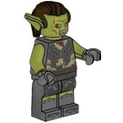 LEGO Orc (Groen) met Pantser met Bont Minifiguur