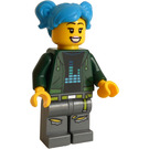 LEGO Poppy Starr met Groen Top Minifiguur