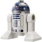 LEGO R2-D2 met Plat Zilver Hoofd en Dark Roze Dots met Printed Rug Minifiguur