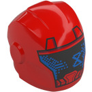 LEGO Helm met Glad Voorkant met Zandloper en Pixels (28631 / 102992)