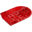 LEGO Vliegtuig Onderkant 6 x 8 Gebogen Omgekeerd (11295)