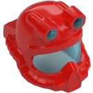 LEGO Scuba Diver Helm met Transparant Licht Blauw Vizier (67298)