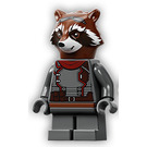 LEGO Raket Raccoon met Reddish Bruin Bont en Grijs Pak Minifiguur