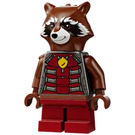 LEGO Raket Raccoon met Reddish Bruin Bont en Pearl Dark Grijs Top Minifiguur