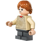 LEGO Ron Weasley met Zandbruin Trui Minifiguur