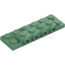 LEGO Plaat 2 x 6 x 0.7 met 4 Noppen aan Kant (72132 / 87609)