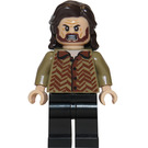 LEGO Sirius Zwart met Donker zandbruin Shirt Minifiguur