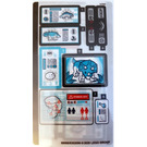 LEGO Sticker Sheet for Set 75939 (68068)