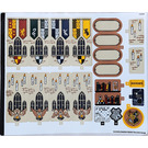 LEGO Sticker Sheet for Set 76399 (10100100)