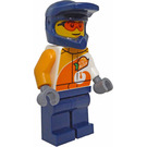 LEGO Stuntman Quad Bestuurder met Blauw Helm Minifiguur