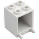 LEGO Container 2 x 2 x 2 met verzonken noppen (4345 / 30060)