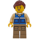 LEGO Wildlife Rescue Vrouwelijk Camp Warden Minifiguur