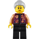 LEGO Vrouw in Floral Shirt Minifiguur