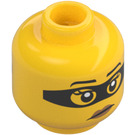 LEGO Crimineel Minifiguur Hoofd (Verzonken solide nop) (3626 / 84784)