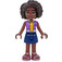 LEGO Aliya (Medium Lavendel Jack met Wit Trim) Minifiguur