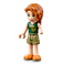 LEGO Autumn (Donkergroen Shirt, Gold Mushrooms Top) Minifiguur