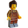 LEGO Barber - Reddish Bruin Apron Minifiguur