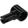 LEGO Zwart Technic Connector met Pin en Gat (15100 / 65487)