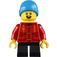 LEGO Boy in Rood Shirt Minifiguur