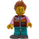 LEGO Boy met reddish Bruin Jack en Snowshoe Minifiguur