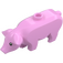 LEGO Fel roze Pig met Zwart Ogen met Wit Pupils (68887 / 87876)