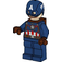 LEGO Kapitein America met Helm en Reddish Bruin Handen met Nekbeugel Minifiguur