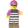 LEGO Crimineel met Dark Roze Minifiguur