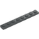 LEGO Donker steengrijs Plaat 1 x 8 (3460)