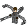 LEGO Doc Ock met Grijs Kleding en Mechanisch Armen Minifiguur