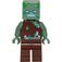 LEGO Drowned Zombie Minifiguur