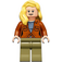 LEGO Ellie Sattler met Olive Groen Benen Minifiguur