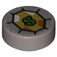 LEGO Tegel 1 x 1 Rond met Slang / Slytherin (35380 / 100179)