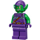 LEGO Groen Goblin met Fel groen Skin en Eenvoudig Benen Minifiguur