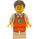 LEGO Grocer Minifiguur