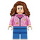 LEGO Hermione Granger met Bright Roze Jack met Stains (Smile / Angry) Minifiguur