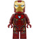 LEGO Iron Man met Mark 50 Pantser met Klein Helm Vizier  Minifiguur