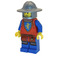 LEGO Ridder met Breed Brimmed Helm Minifiguur