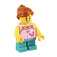 LEGO Lego Meisje van Strand House Minifiguur