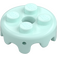 LEGO Licht aqua Plaat 2 x 2 Rond Cake Frosting (65700)