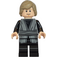 LEGO Luke Skywalker met Dark Stone Grijs Jedi Robe en Donker zandbruin Haar Minifiguur