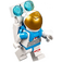 LEGO Lunar Research Astronaut - Mannelijk met Rugzak Minifiguur