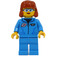 LEGO Lunar Research Astronaut met Safety Bril Minifiguur