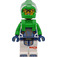 LEGO Mannelijk Astronaut met Groen Helm Minifiguur