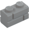 LEGO Medium steengrijs Steen 1 x 2 met Embossed Bricks (98283)