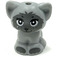 LEGO Sitting Kat (Klein) met Dark Stone Grijs Muzzle en Paws