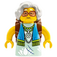 LEGO Mrs. Castillo met Bruin Rolltop Rugzak Minifiguur