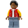 LEGO Ned Leeds met Rood Jack Minifiguur