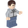 LEGO Neville Longbottom met Grijs Cardigan en Sand Blauw Benen Minifiguur