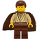 LEGO Obi-Wan Kenobi (Young) met Cape en Geel Hoofd Minifiguur