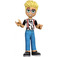 LEGO Olly met Zwart en Wit Top en Suspenders Minifiguur